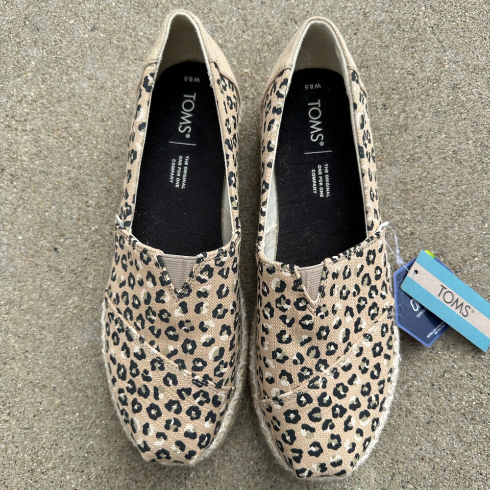 Tom’s Cheetah Print Platforms